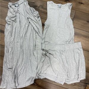 Gray Women's Sleepwear Set